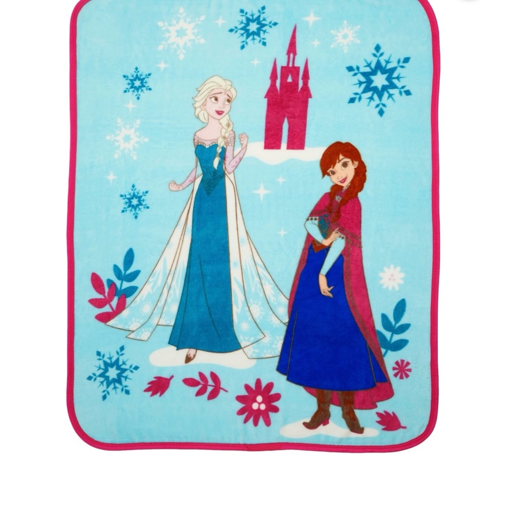 Frozen kids silky soft plush throw, 40x50 Disney